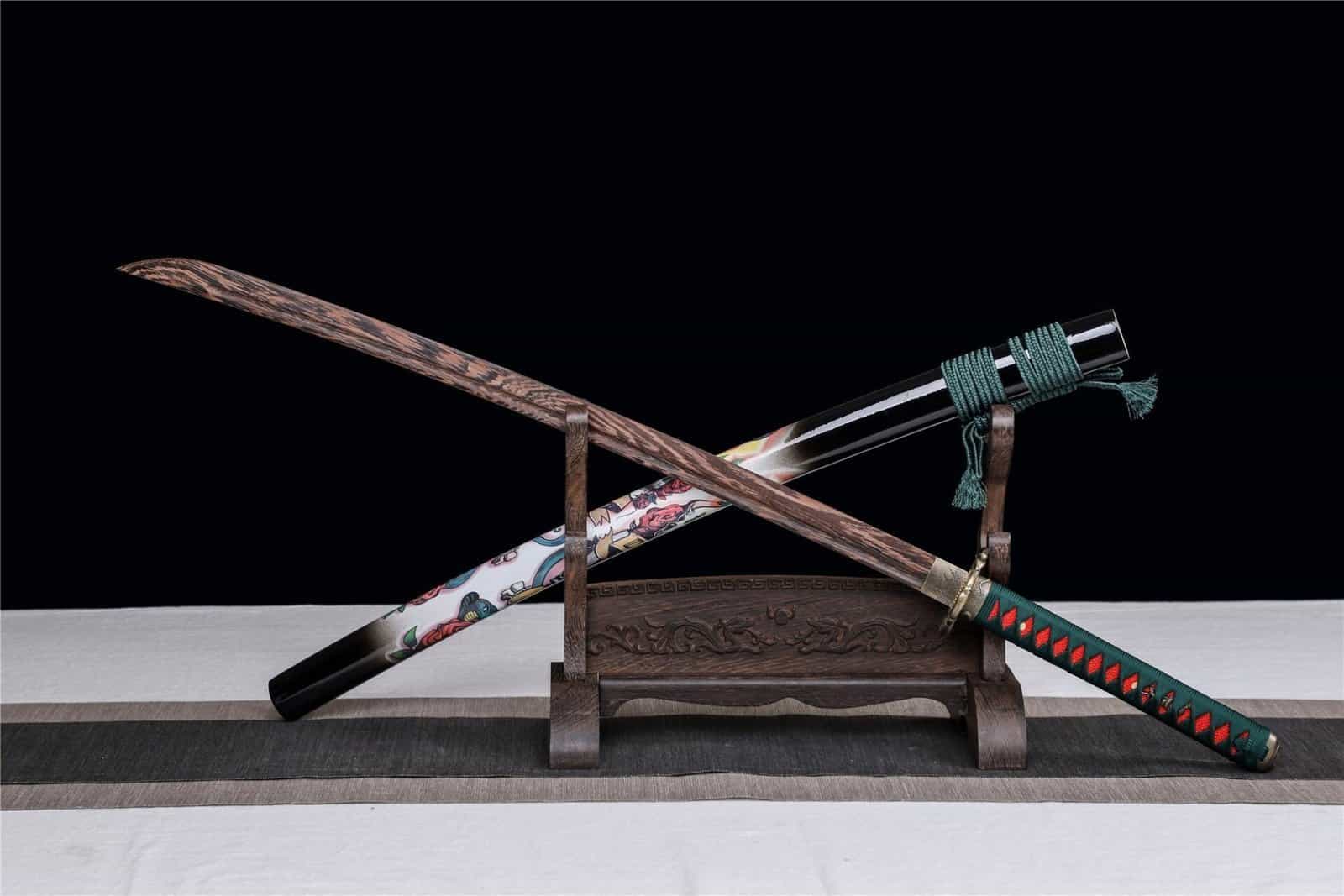 Katana Japonais En Bois