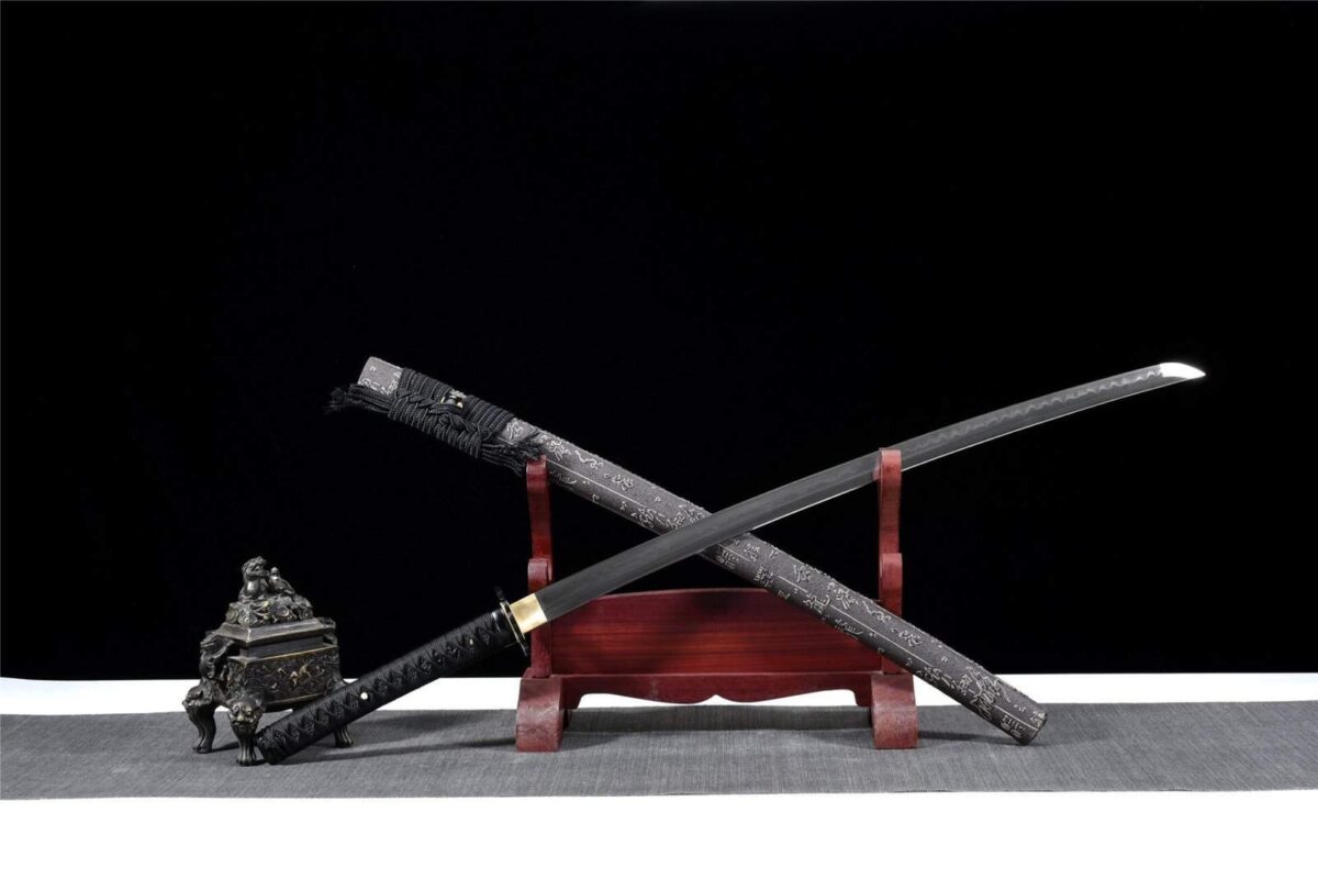 Katana Japonais Noir