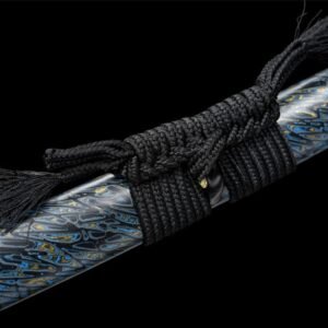 Katana Lame Bleu Nuit