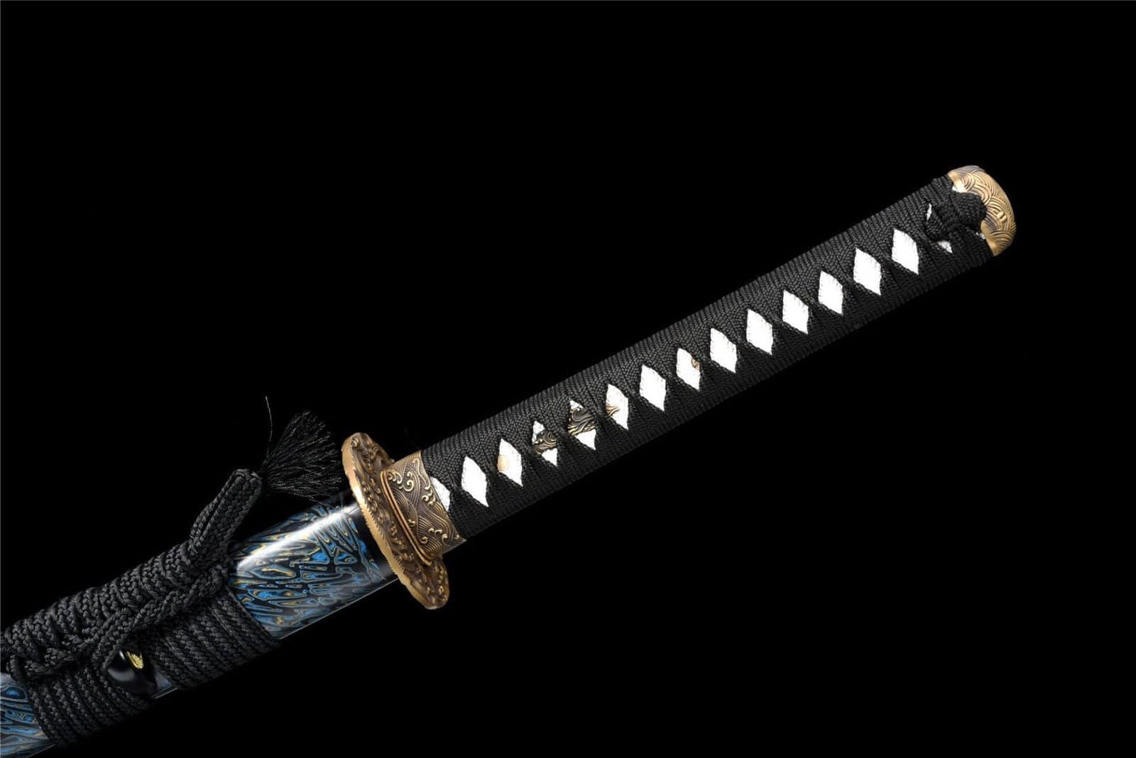 Katana Lame Bleu Nuit