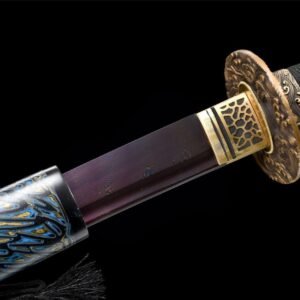 Katana Lame Bleu Nuit