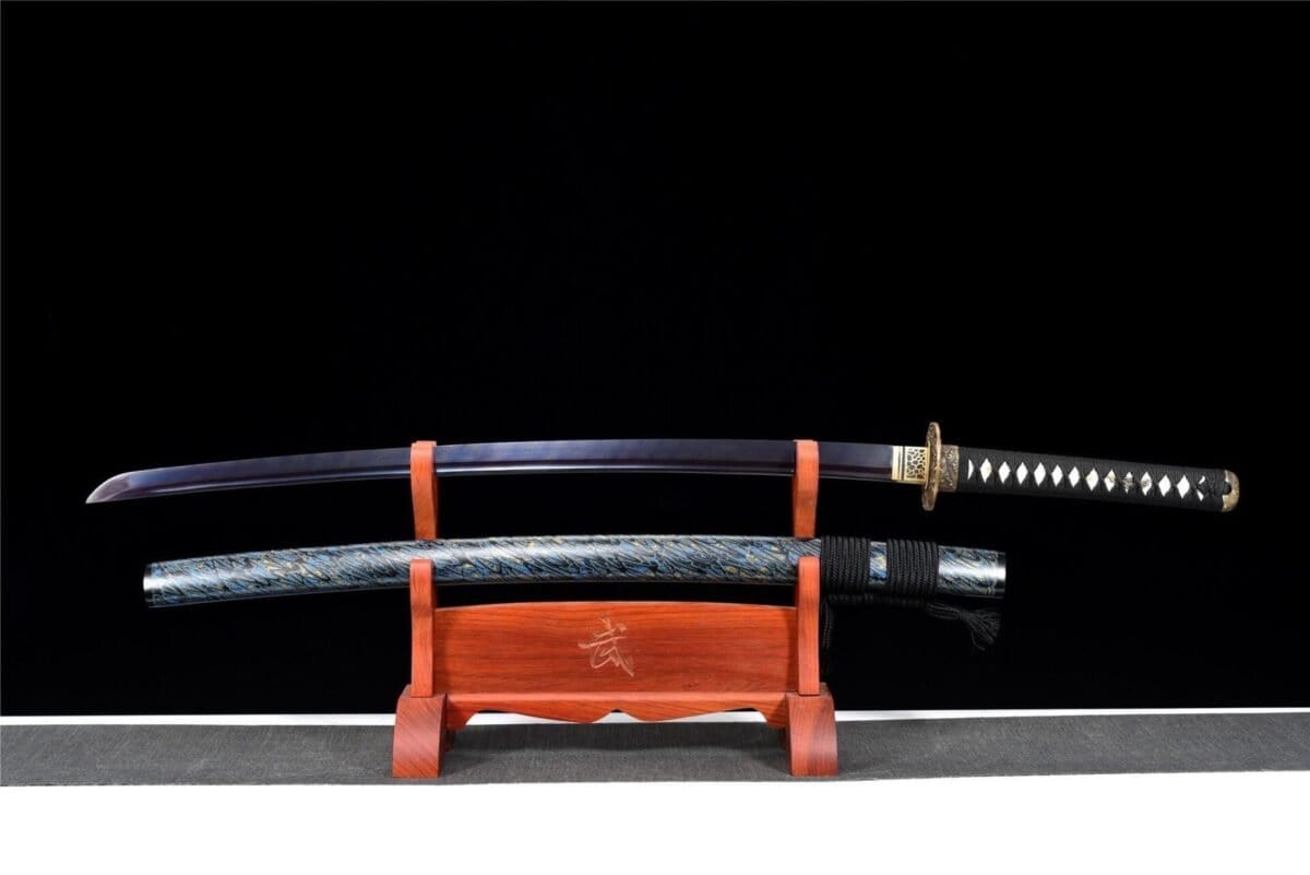 Katana Lame Bleu Nuit