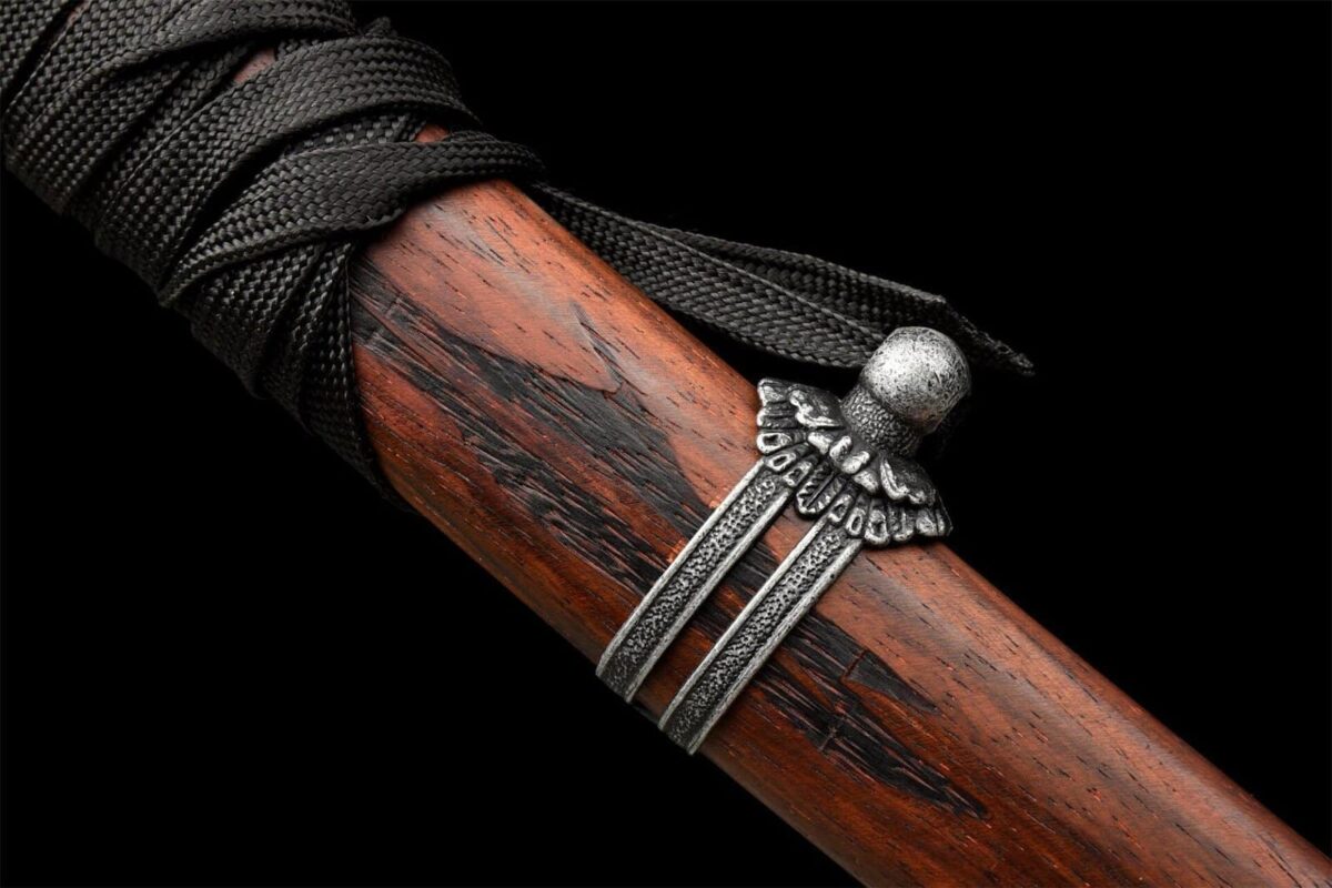Katana Lame Bleue Rouge