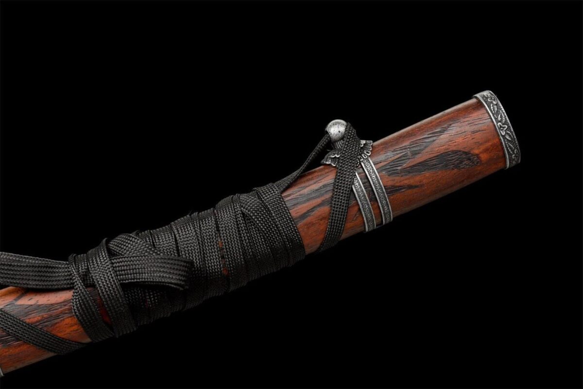 Katana Lame Bleue Rouge