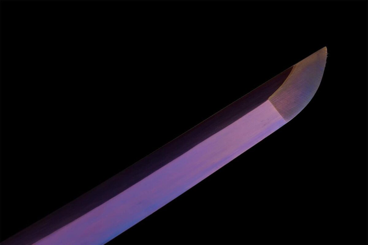 Katana Lame Bleue Rouge