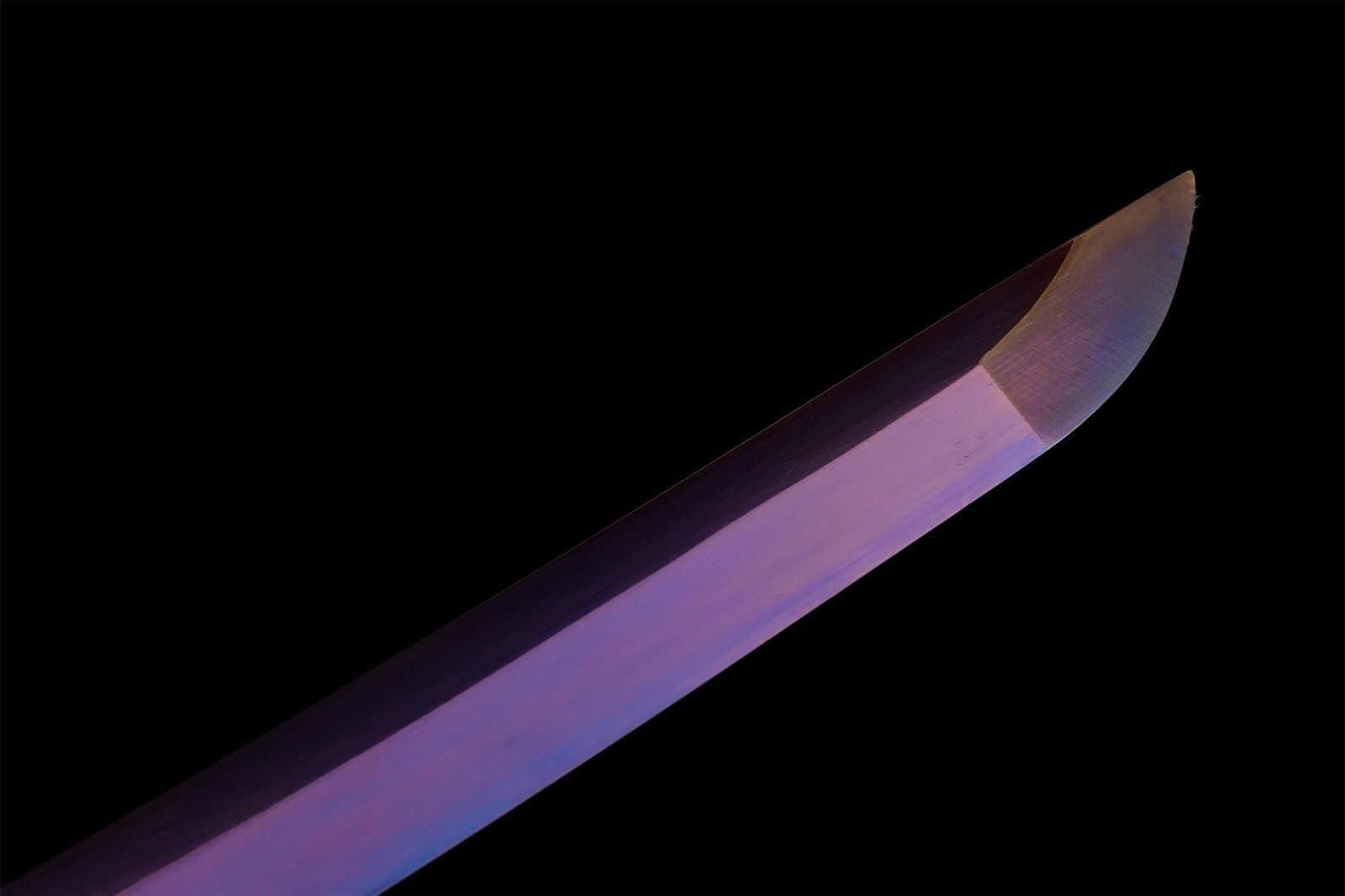 Katana Lame Bleue Rouge