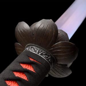 Katana Lame Bleue Rouge