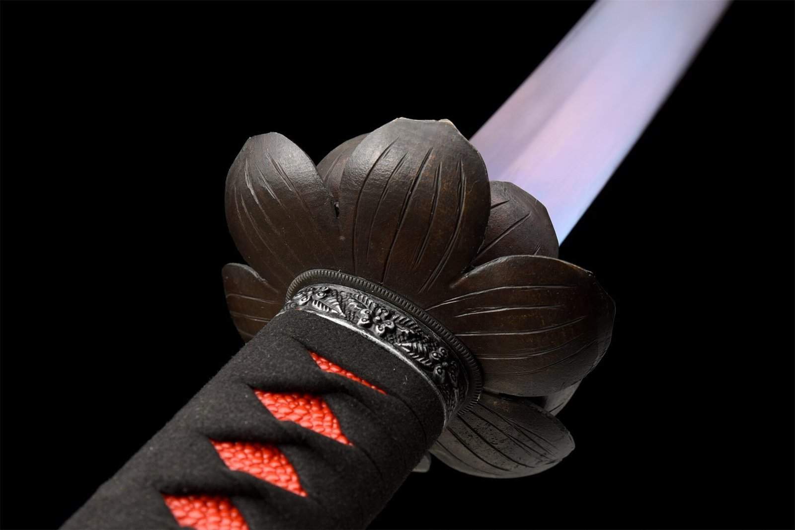 Katana Lame Bleue Rouge