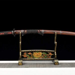 Katana Lame Bleue Rouge