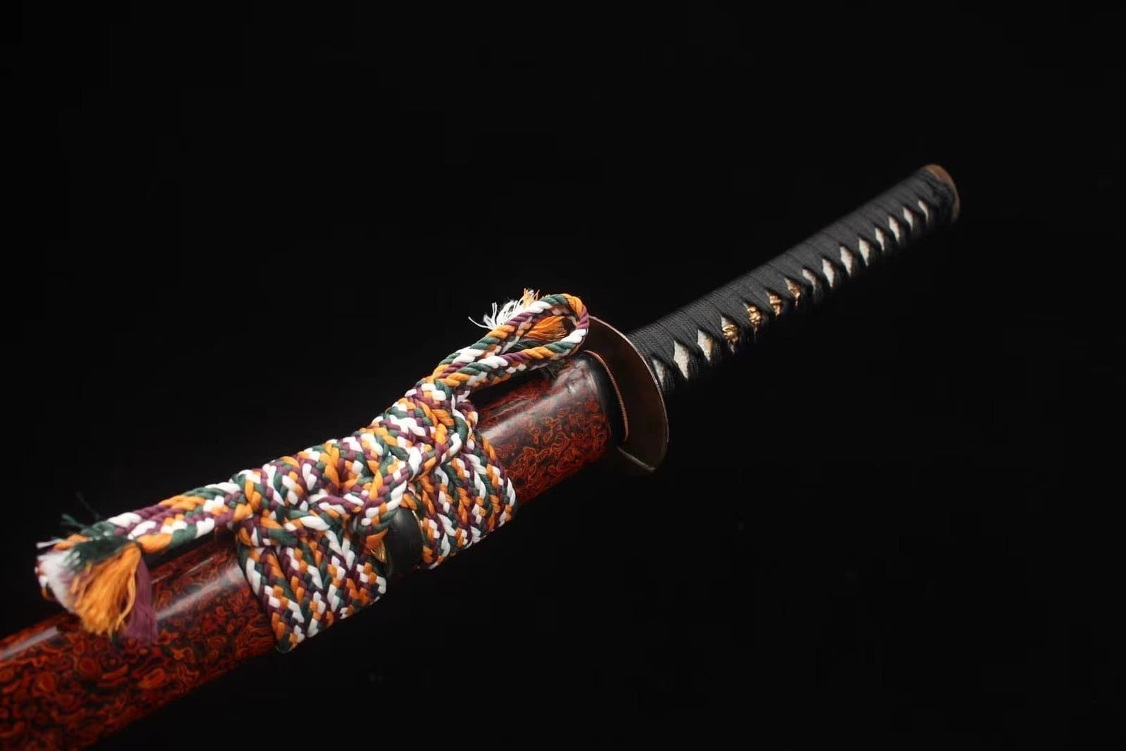 Katana Lame Noire Blanche