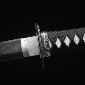 Katana Lame Noire Blanche