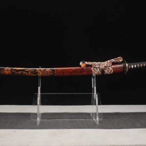 Katana Lame Noire Blanche