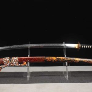 Katana Lame Noire Blanche