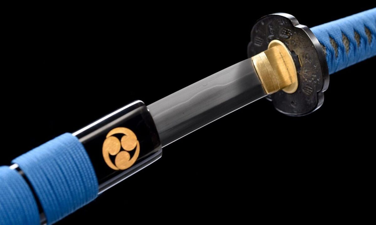 Katana Manche Bleu