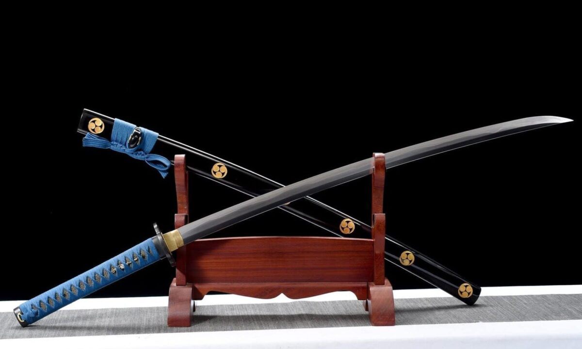 Katana Manche Bleu