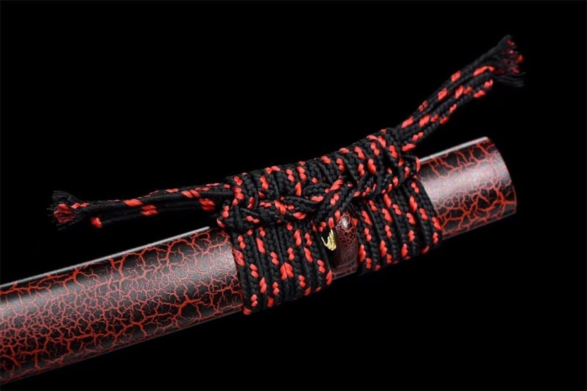 Katana Noir Et Rouge