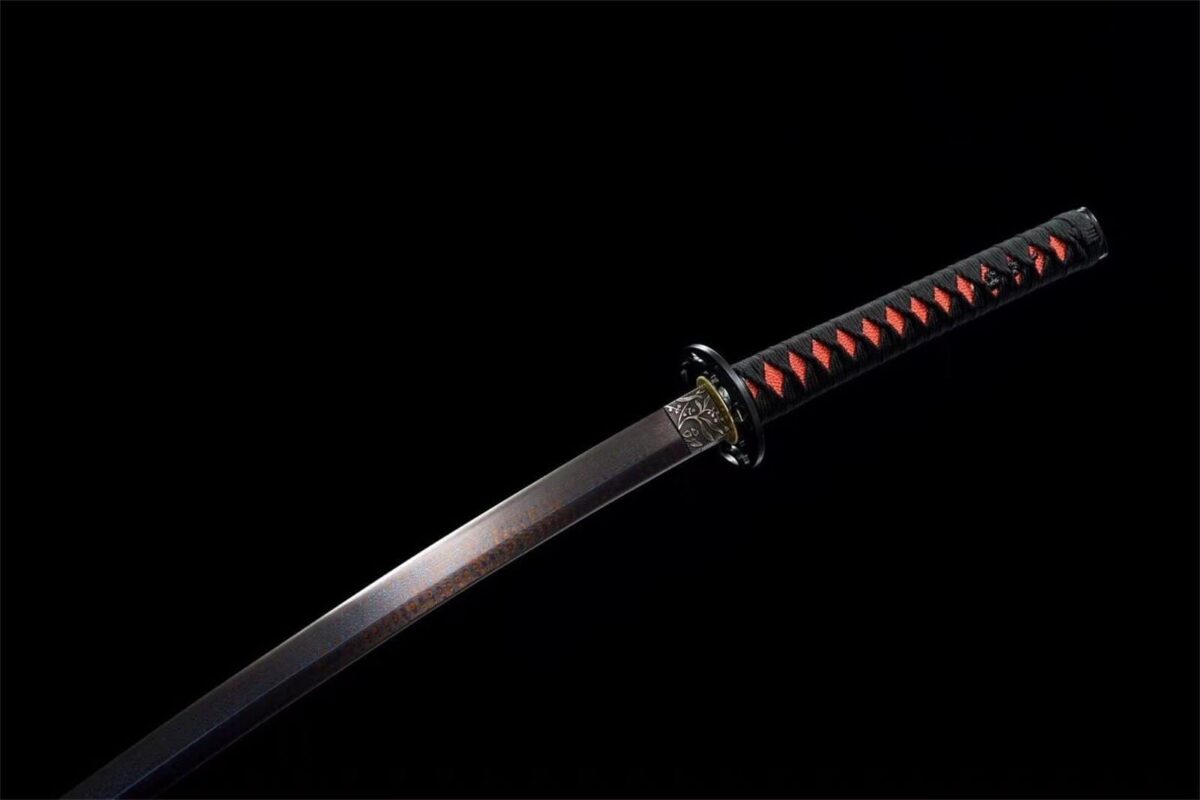 Katana Noir Et Rouge