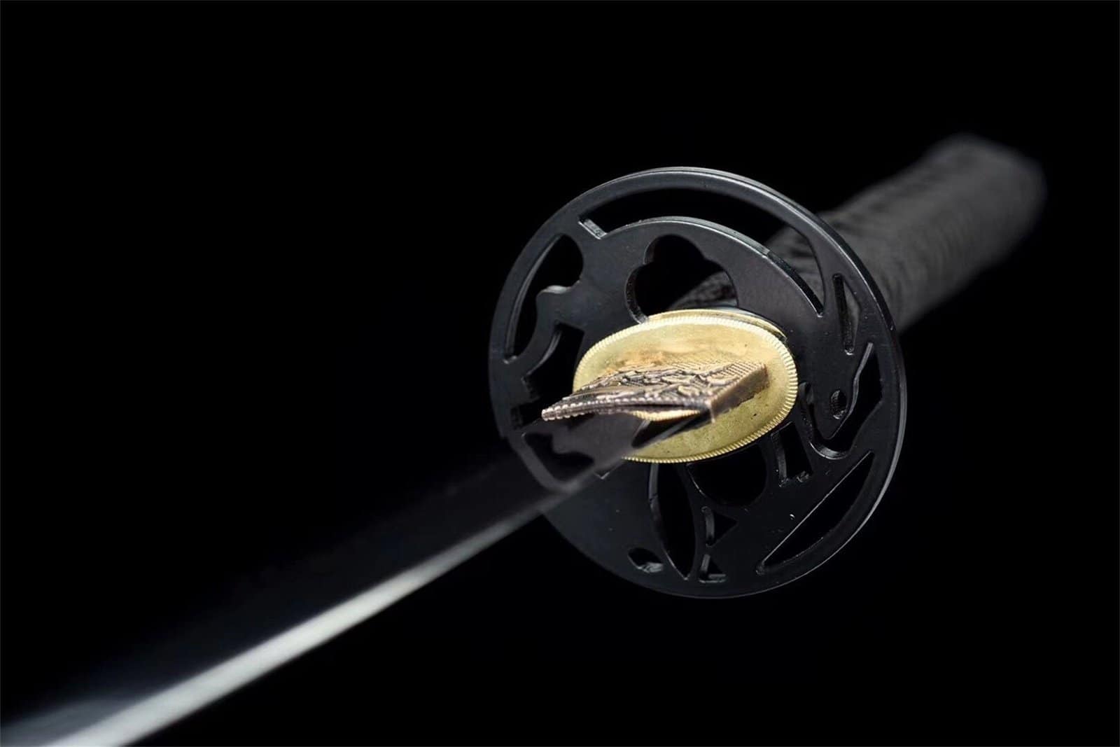 Katana Noir Et Rouge