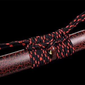 Katana Noir Et Rouge