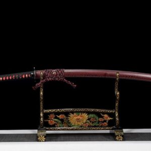 Katana Noir Et Rouge