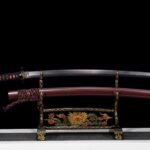 Katana Noir Et Rouge