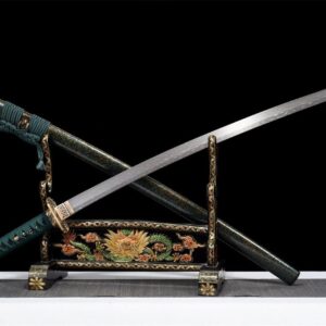 Katana Noir Et Vert
