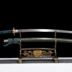 Katana Noir Et Vert