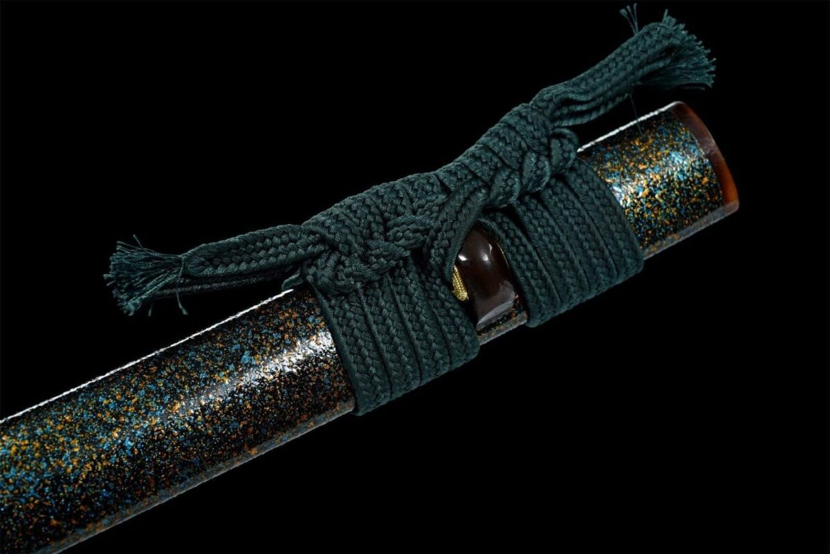 Katana Noir Et Vert