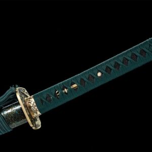 Katana Noir Et Vert