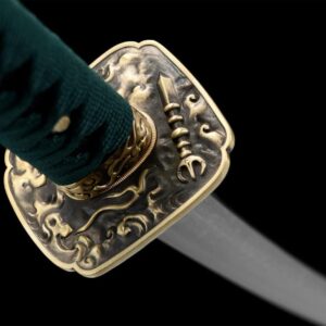 Katana Noir Et Vert