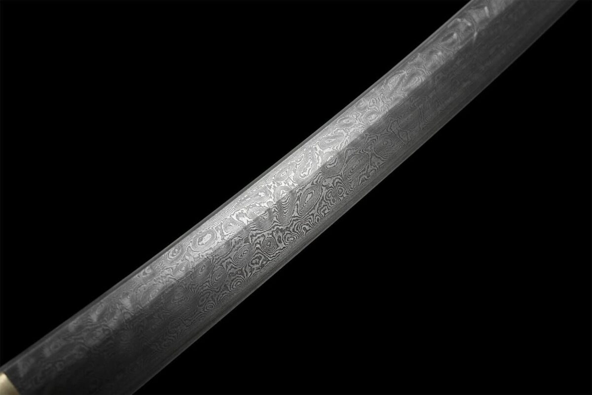 Katana Noir Et Vert