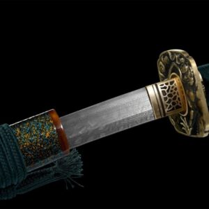 Katana Noir Et Vert