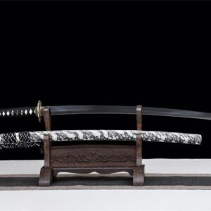 Katana Noir Etui Blanc