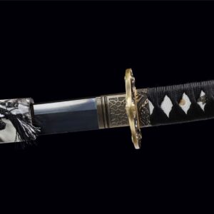 Katana Noir Etui Blanc