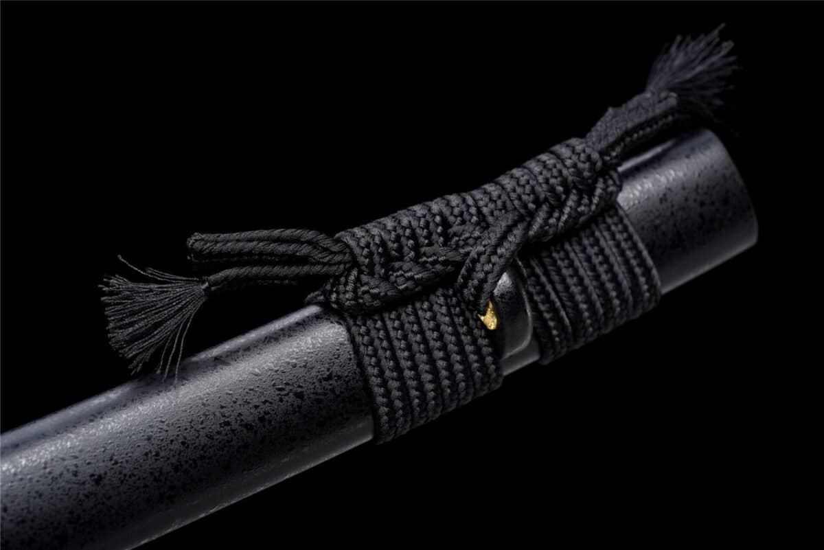 Katana Noir Lame Blanche