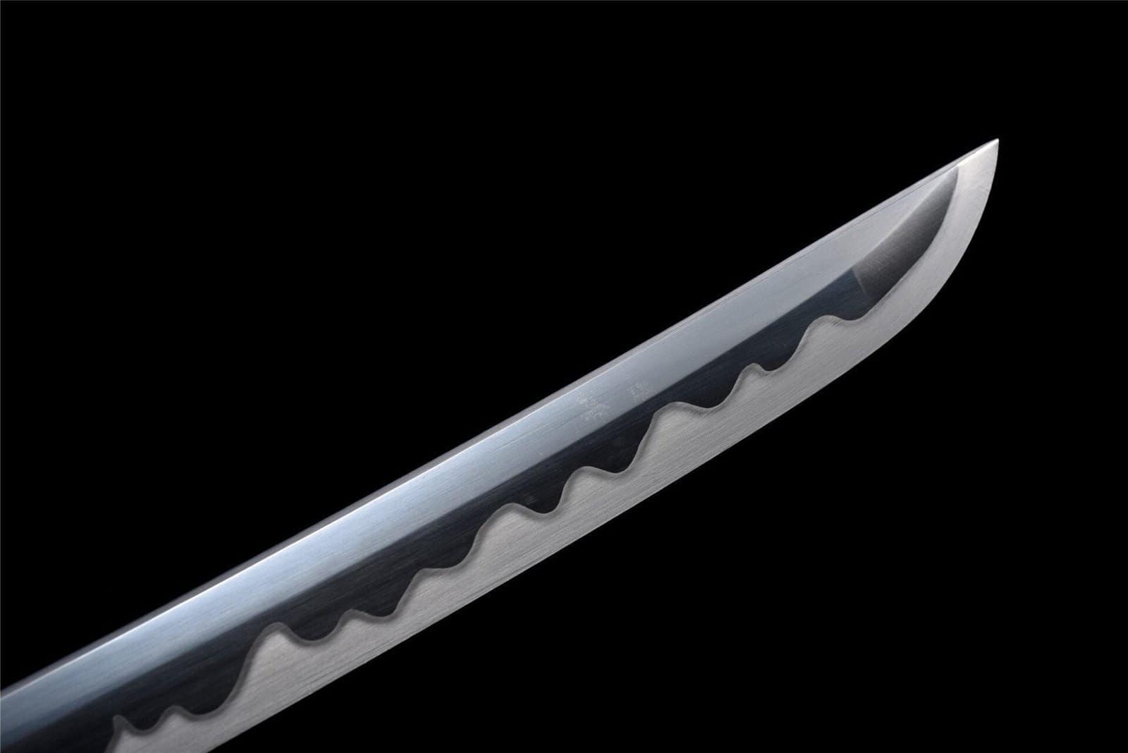 Katana Noir Lame Blanche