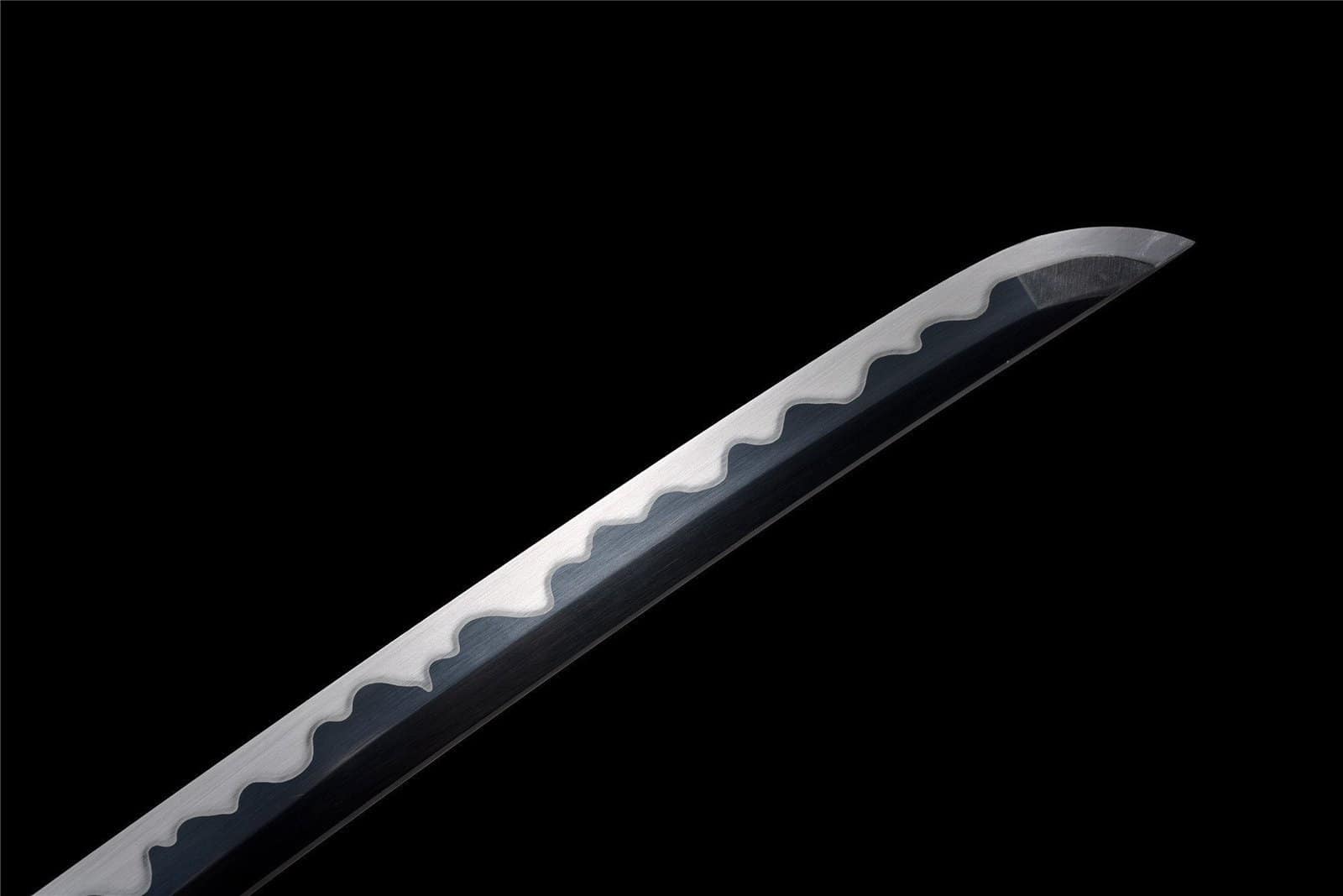 Katana Noir Lame Blanche