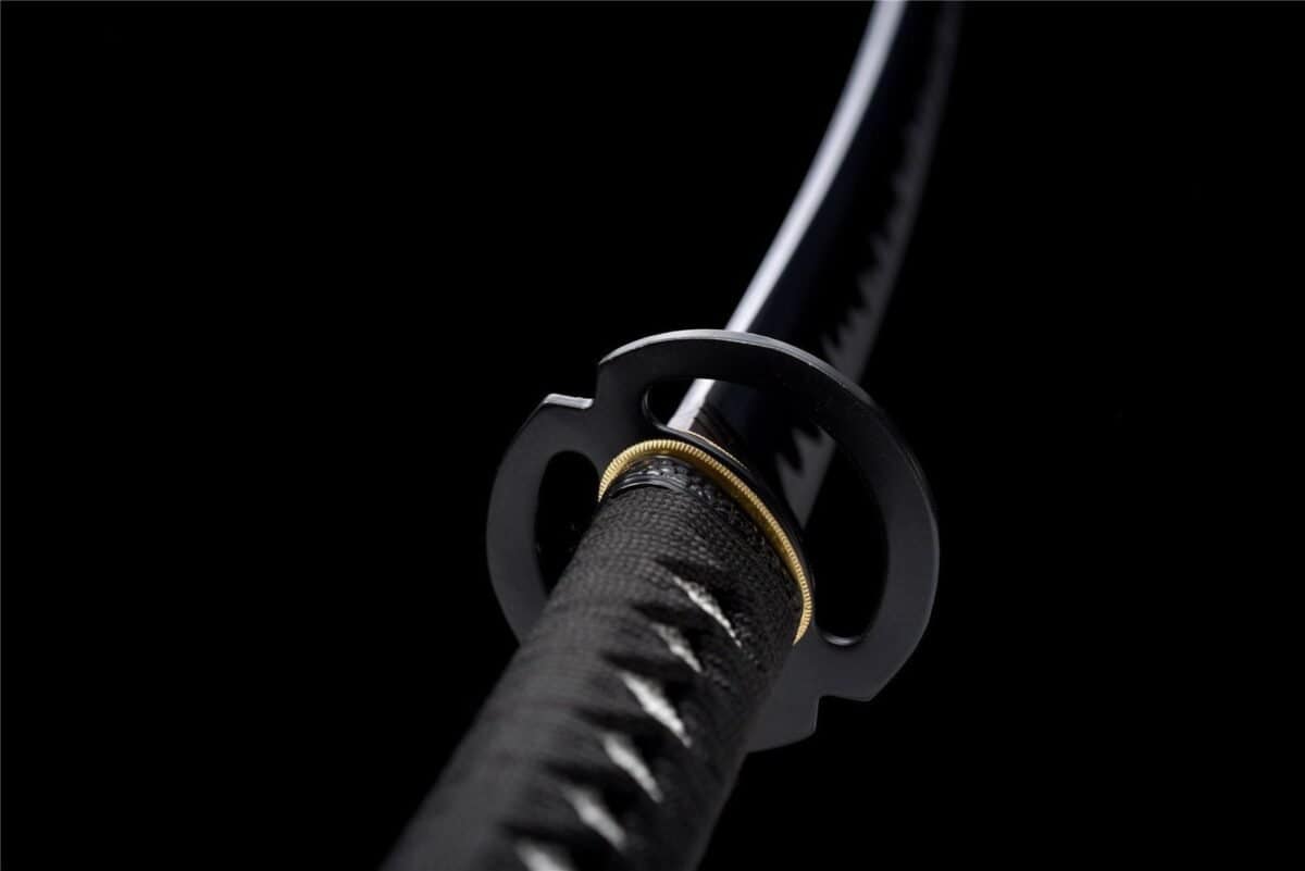 Katana Noir Lame Blanche