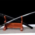 Katana Noir Lame Blanche