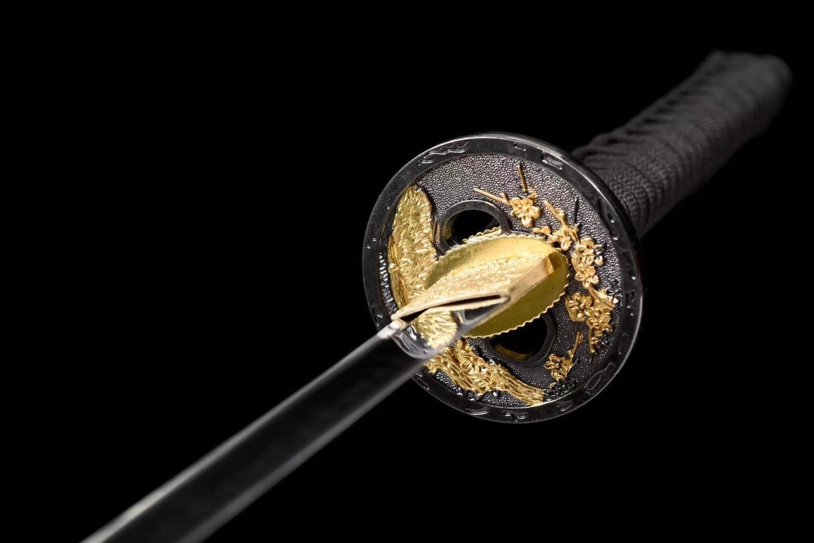 Katana Rose Lame Noire