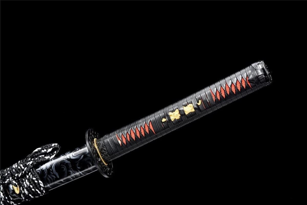 Katana Rouge Noir