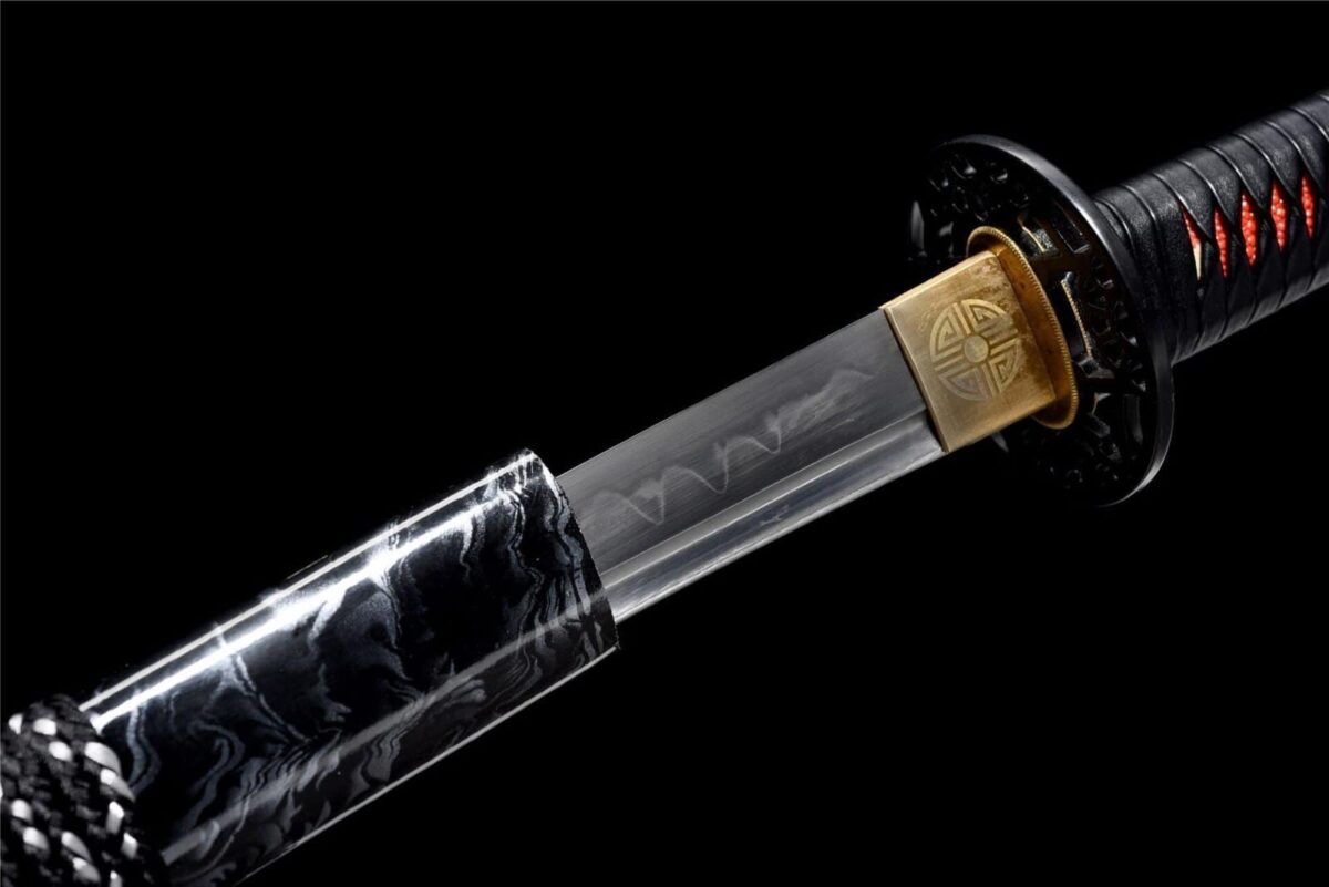 Katana Rouge Noir