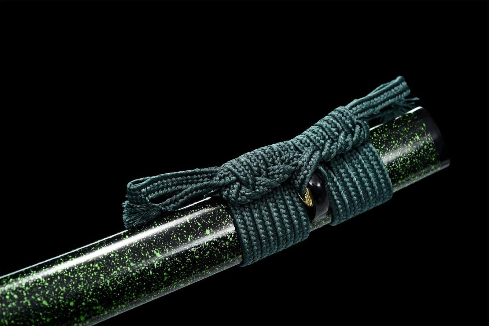 Katana Vert Et Noir