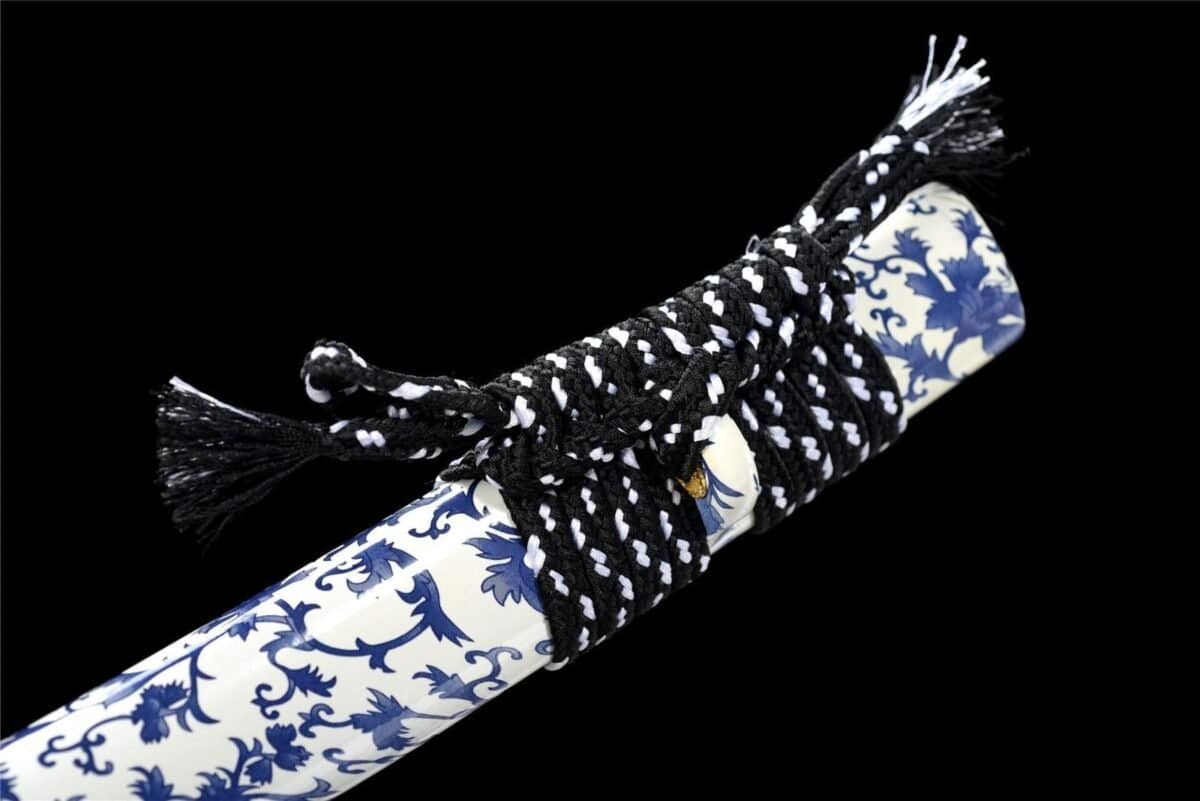 Katana à fleurs Cyan
