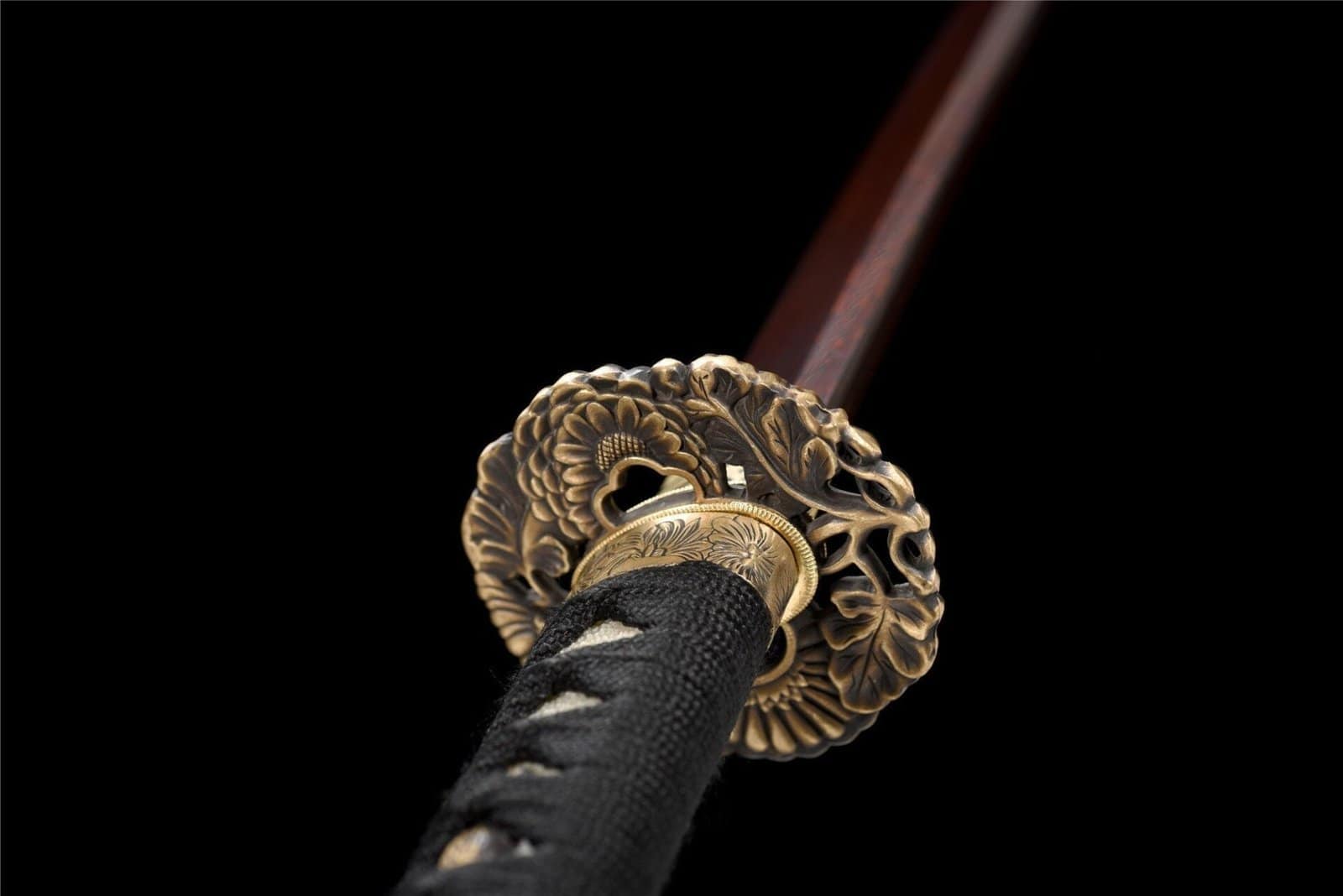 Katana à fleurs Cyan