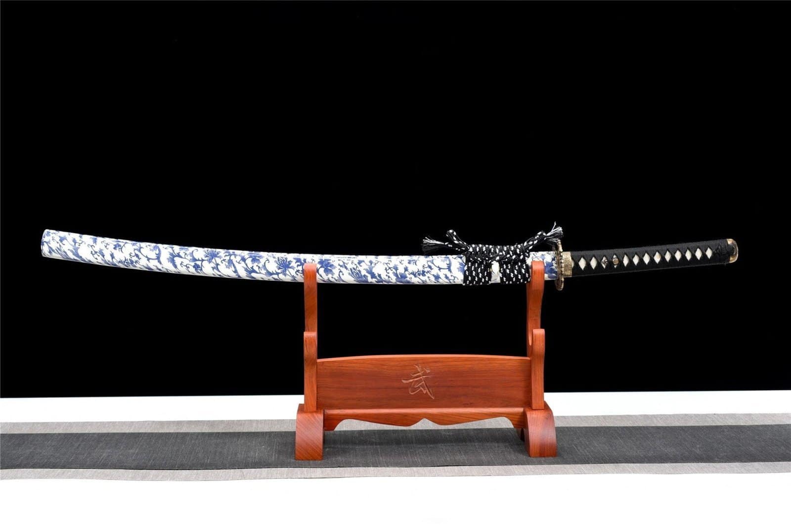 Katana à fleurs Cyan