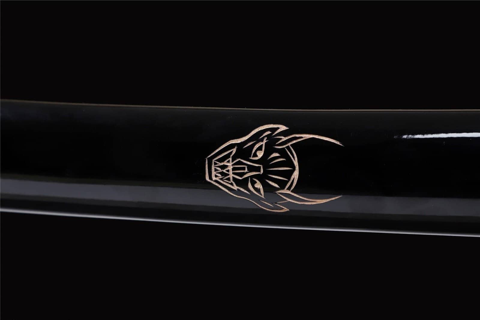 Katana bois Demon Noir