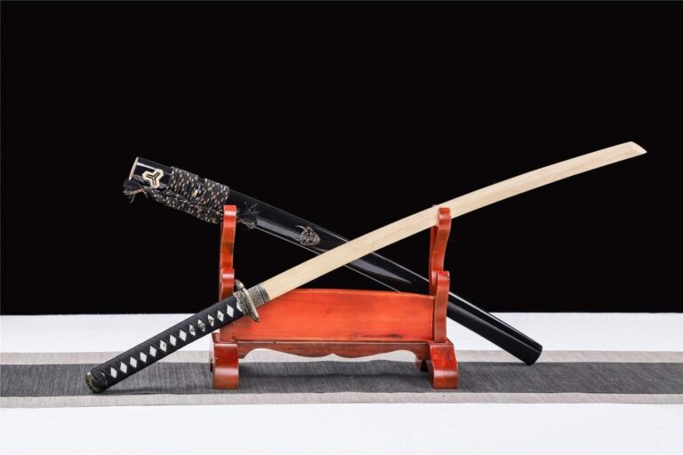 Katana bois Demon Noir