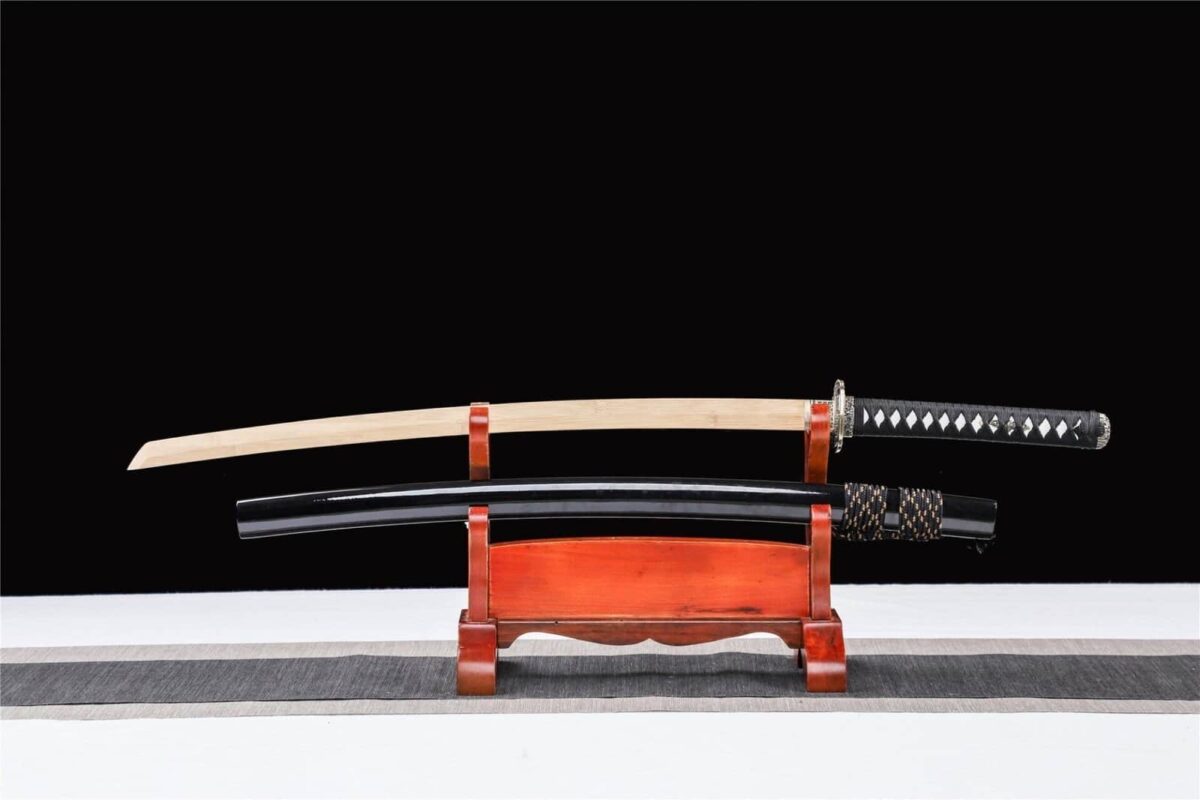 Katana bois Demon Noir