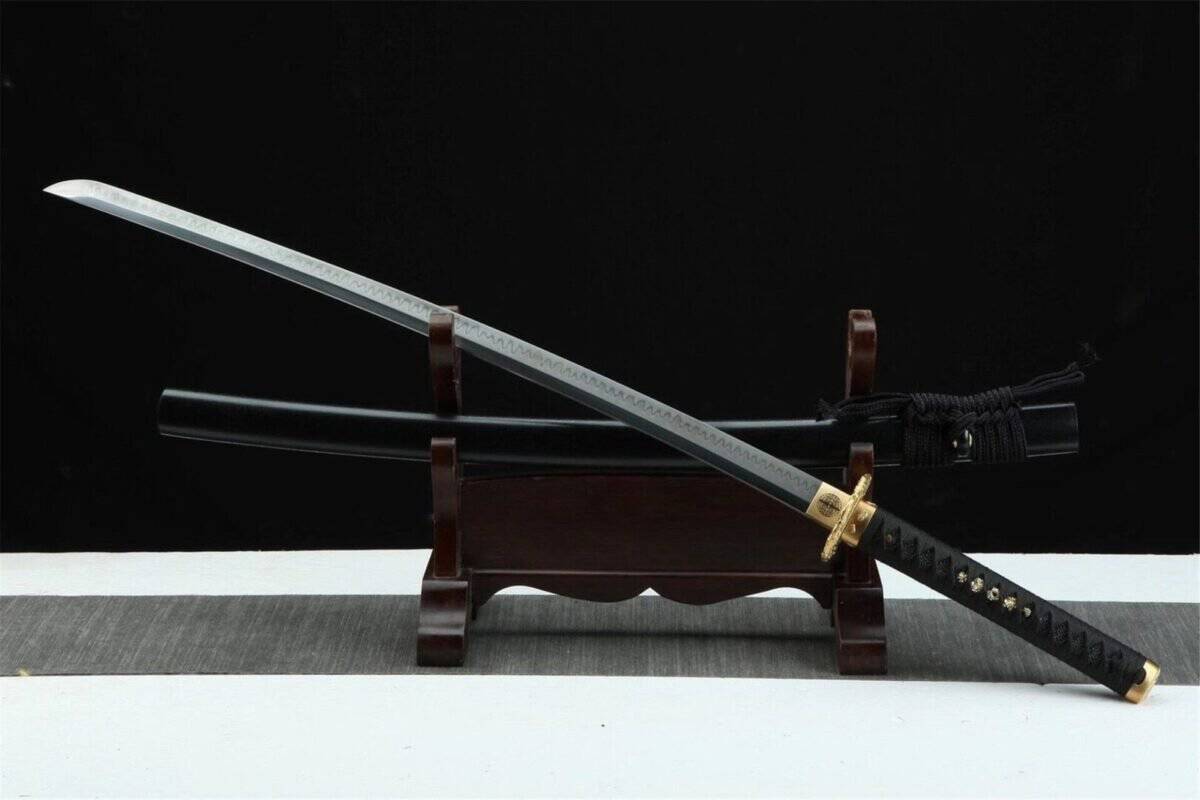 Katana en Acier Noir